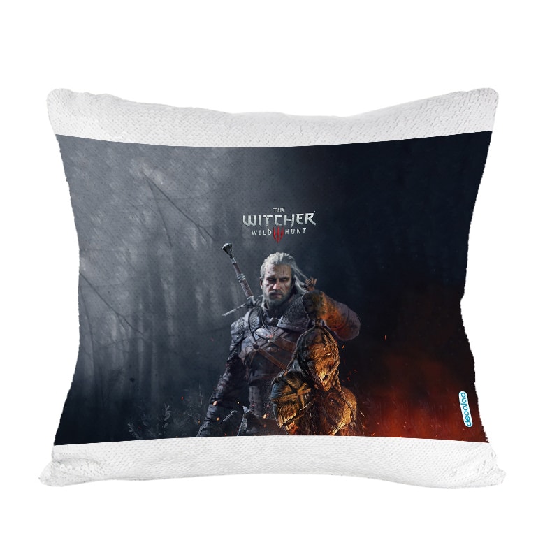 مخدة-سحرية-مع-الحشوة-لون-ذهبي-بتصميم-الامساك-برؤوس-الوحوش-ذا-ويتشر-3-وايلد-هانت-1