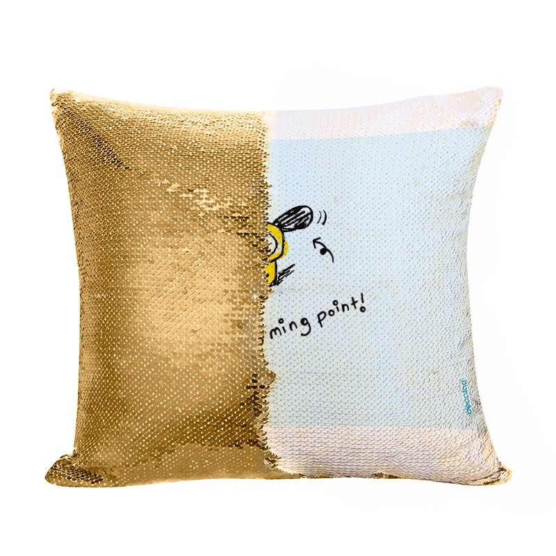 مخدة سحرية مع الحشوة لون ذهبي بتصميم اللطيف شيمي شخصيات BT21 مخدة سحرية مع الحشوة لون ذهبي بتصميم اللطيف شيمي شخصيات BT21