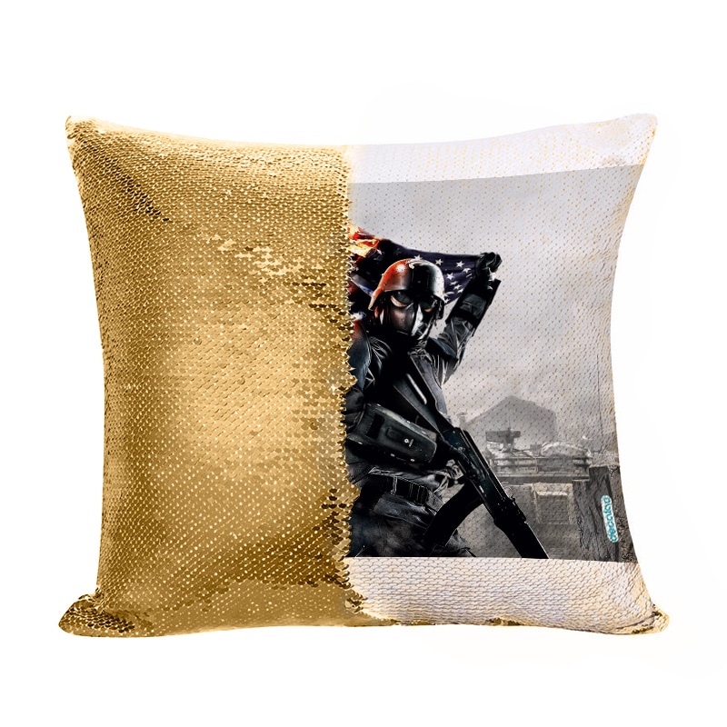 مخدة سحرية مع الحشوة لون ذهبي بتصميم باتلفيلد 1 الولايات المتحدة مخدة سحرية مع الحشوة لون ذهبي بتصميم باتلفيلد 1 الولايات المتحدة