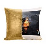 مخدة سحرية مع الحشوة لون ذهبي بتصميم باتلفيلد 3