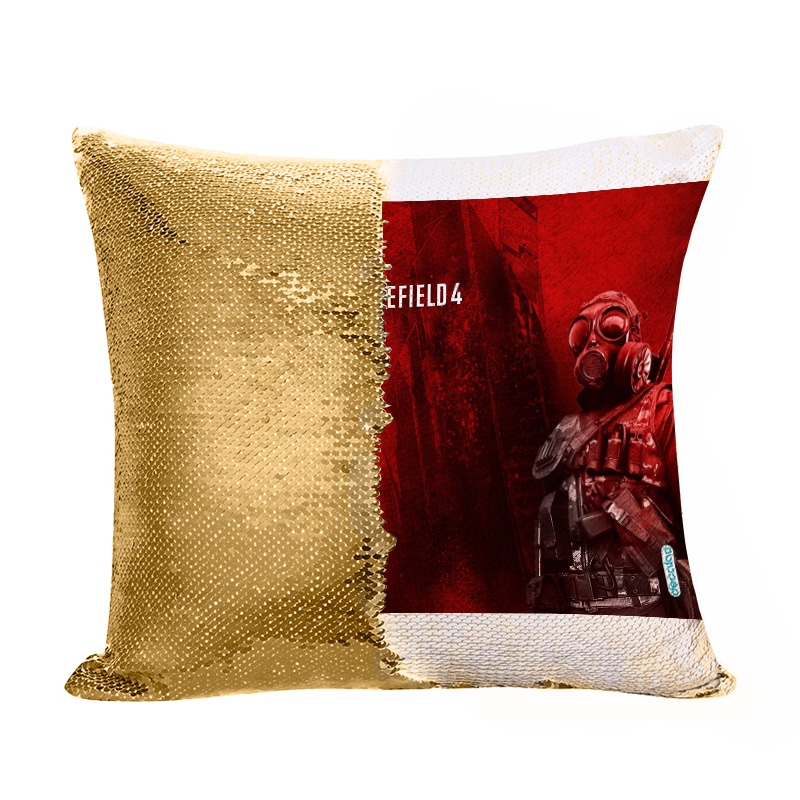 مخدة سحرية مع الحشوة لون ذهبي بتصميم باتلفيلد 4 مخدة سحرية مع الحشوة لون ذهبي بتصميم باتلفيلد 4