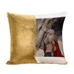 مخدة سحرية مع الحشوة لون ذهبي بتصميم باكوغو أكاديميتي للأبطال