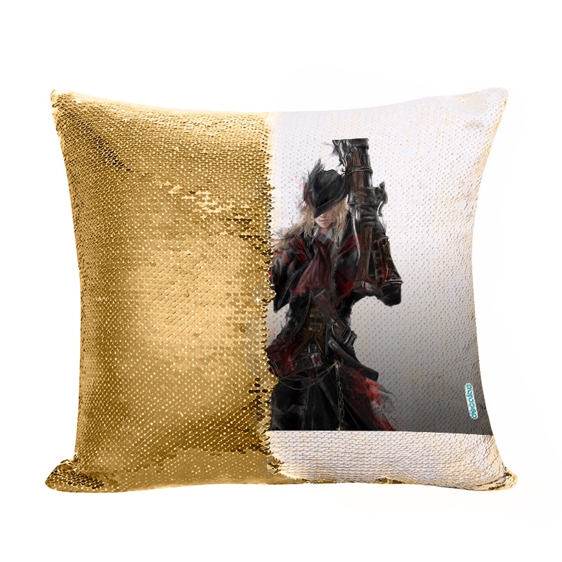 مخدة سحرية مع الحشوة لون ذهبي بتصميم  بلود بورن مخدة سحرية مع الحشوة لون ذهبي بتصميم  بلود بورن