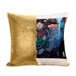 مخدة سحرية مع الحشوة لون ذهبي بتصميم تانجيرو ونيزوكو