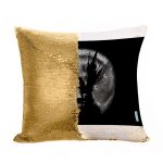 مخدة سحرية مع الحشوة لون ذهبي بتصميم ديث نوت الشيطان ريوك