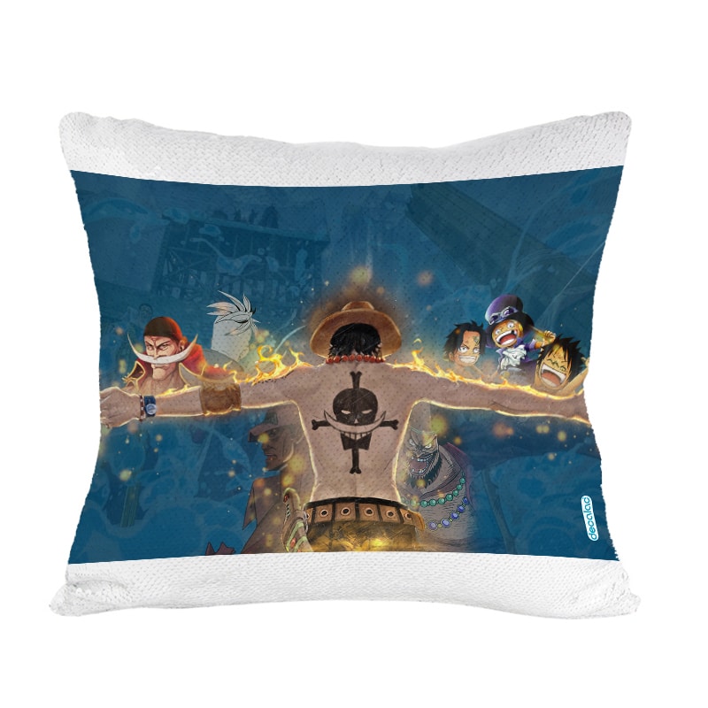 مخدة-سحرية-مع-الحشوة-لون-ذهبي-بتصميم-ذكريات-إيس-ون-بيس-1