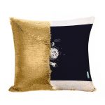 مخدة سحرية مع الحشوة لون ذهبي بتصميم رائد فضاء