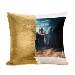 مخدة سحرية مع الحشوة لون ذهبي بتصميم رزدنت إيفل 2 ريميك