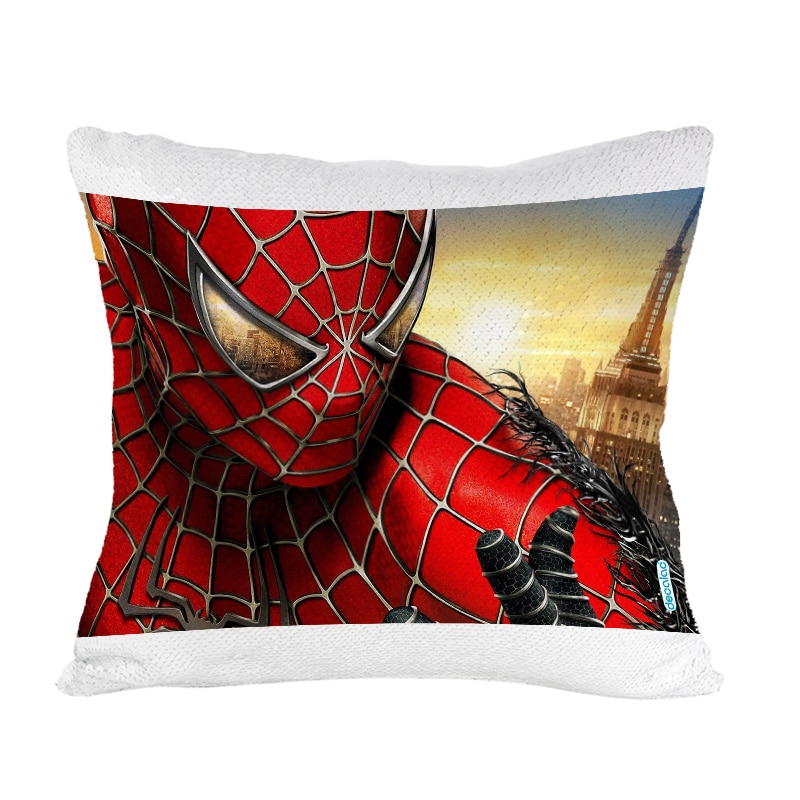 مخدة-سحرية-مع-الحشوة-لون-ذهبي-بتصميم-سبايدر-مان-1