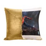 مخدة سحرية مع الحشوة لون ذهبي بتصميم سبايدرمان هوم كامينج