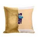 مخدة سحرية مع الحشوة لون ذهبي بتصميم سيارة سباق