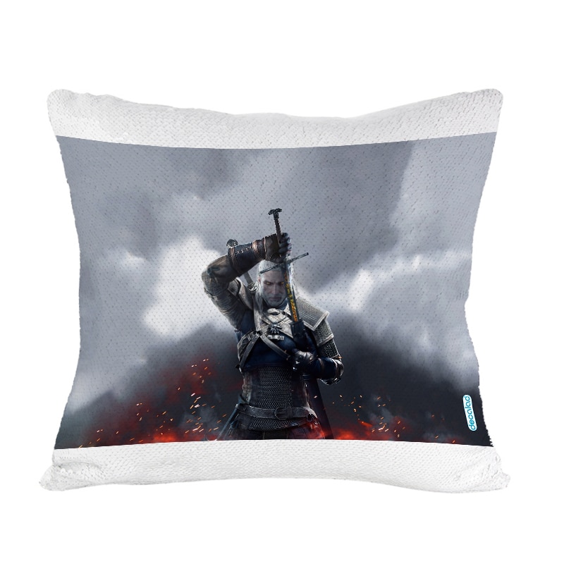 مخدة-سحرية-مع-الحشوة-لون-ذهبي-بتصميم-سيف-جيرالت-ذا-ويتشر-3-وايلد-هانت-1