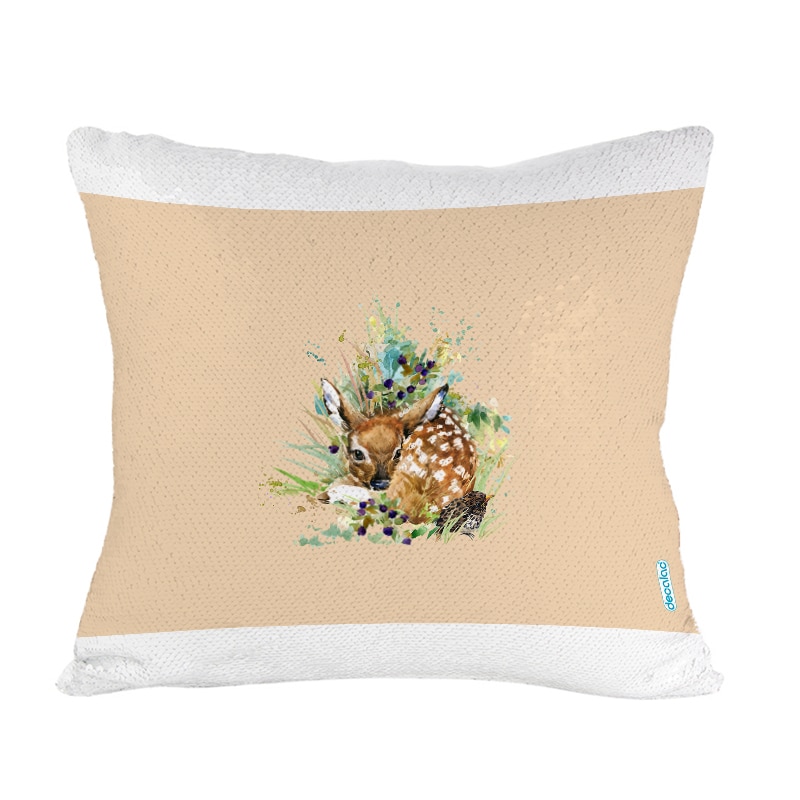 مخدة-سحرية-مع-الحشوة-لون-ذهبي-بتصميم-غزال-صغير-1