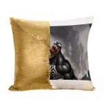 مخدة سحرية مع الحشوة لون ذهبي بتصميم غضب فينوم