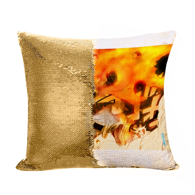 مخدة سحرية مع الحشوة لون ذهبي بتصميم غضب ناتسو فيري تيل مخدة سحرية مع الحشوة لون ذهبي بتصميم غضب ناتسو فيري تيل