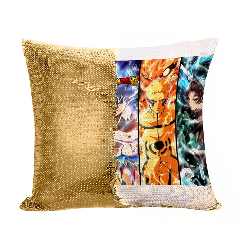 مخدة سحرية مع الحشوة لون ذهبي بتصميم قوة الابطال كل الانميات مخدة سحرية مع الحشوة لون ذهبي بتصميم قوة الابطال كل الانميات