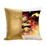 مخدة سحرية مع الحشوة لون ذهبي بتصميم قوة كامادو تانجيرو