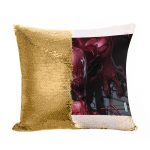 مخدة سحرية مع الحشوة لون ذهبي بتصميم كارنج سبايدر مان