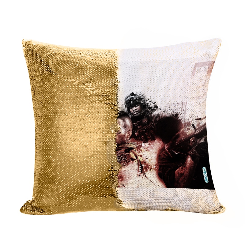 مخدة سحرية مع الحشوة لون ذهبي بتصميم كول أوف ديوتي جوستس مخدة سحرية مع الحشوة لون ذهبي بتصميم كول أوف ديوتي جوستس