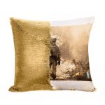 مخدة سحرية مع الحشوة لون ذهبي بتصميم كول أوف ديوتي نيران المعركه