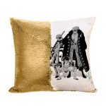 مخدة سحرية مع الحشوة لون ذهبي بتصميم لاو ولوفي ون بيس