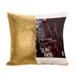 مخدة سحرية مع الحشوة لون ذهبي بتصميم لعبه الرعب والنجاة بلود بورن