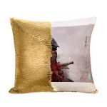 مخدة سحرية مع الحشوة لون ذهبي بتصميم لعبه بلود بورن