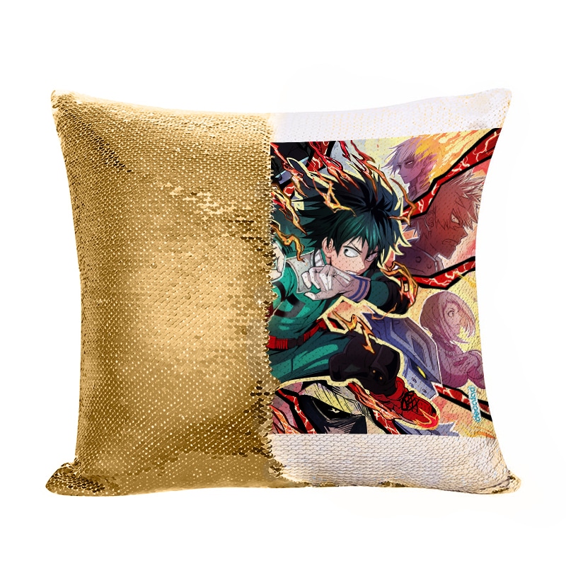 مخدة سحرية مع الحشوة لون ذهبي بتصميم معركه في أكاديميتي للأبطال مخدة سحرية مع الحشوة لون ذهبي بتصميم معركه في أكاديميتي للأبطال