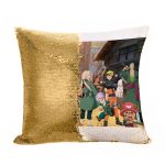مخدة سحرية مع الحشوة لون ذهبي بتصميم ميدوريا وباكوغو واوول مايت