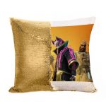 مخدة سحرية مع الحشوة لون ذهبي بتصميم ناروتو انبو فورت نايت