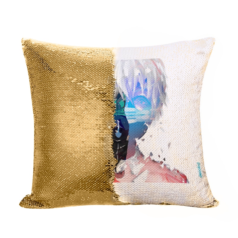 مخدة سحرية مع الحشوة لون ذهبي بتصميم وحش بداخلي طوكيو الغول مخدة سحرية مع الحشوة لون ذهبي بتصميم وحش بداخلي طوكيو الغول