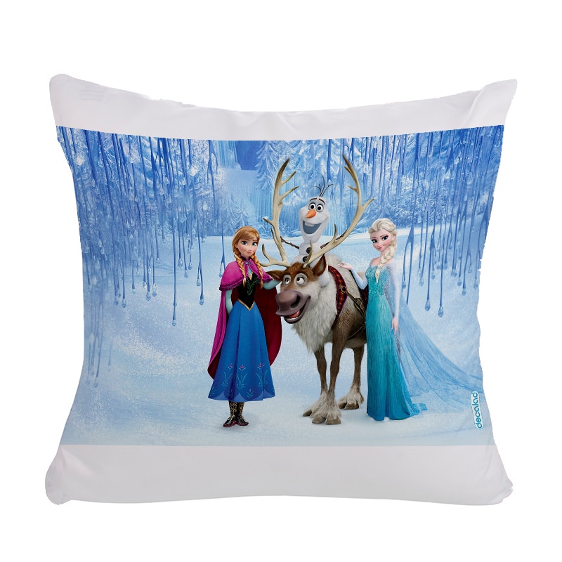 مخدة مع الحشوة بتصميم ابطال فروزن مخدة مع الحشوة بتصميم ابطال فروزن