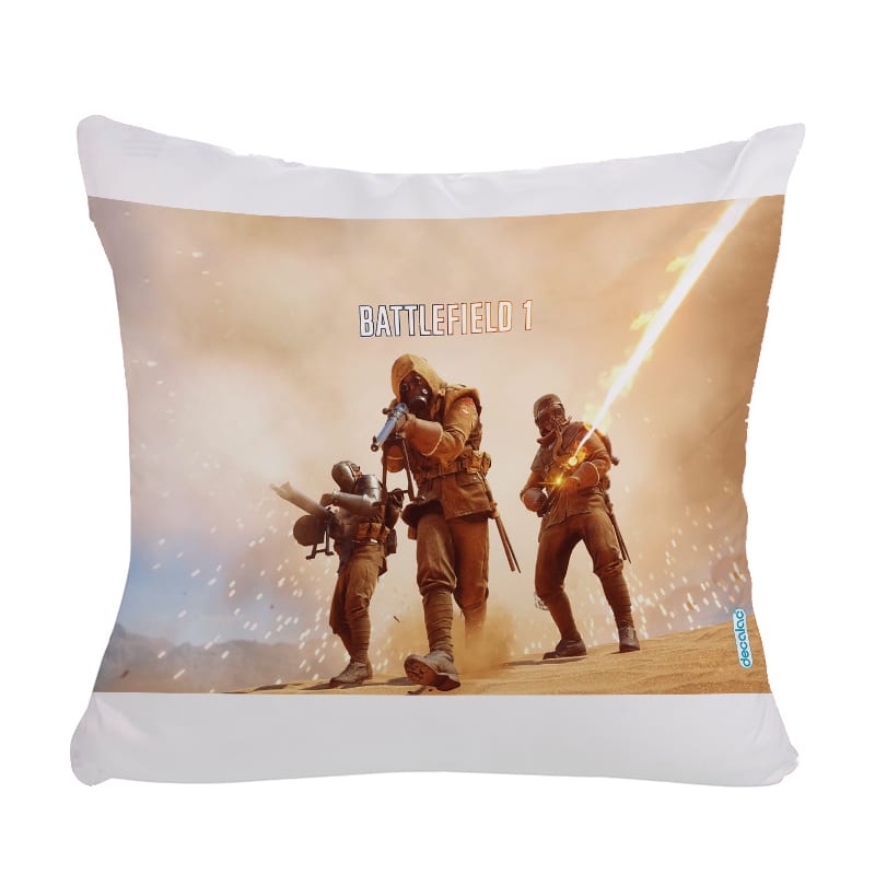 مخدة مع الحشوة بتصميم اطلاق النار باتلفيلد مخدة مع الحشوة بتصميم اطلاق النار باتلفيلد