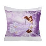 مخدة مع الحشوة بتصميم الاميرة بيلا بفستان لامع