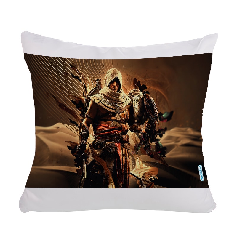 مخدة مع الحشوة بتصميم الطائرمع الصقر أساسنز كريد مخدة مع الحشوة بتصميم الطائرمع الصقر أساسنز كريد