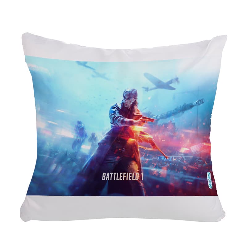 مخدة مع الحشوة بتصميم الفتاة المحاربة باتلفيلد 1 مخدة مع الحشوة بتصميم الفتاة المحاربة باتلفيلد 1