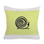 مخدة مع الحشوة بتصميم حلزون