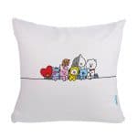 مخدة مع الحشوة بتصميم خط السعادة شخصيات BT21