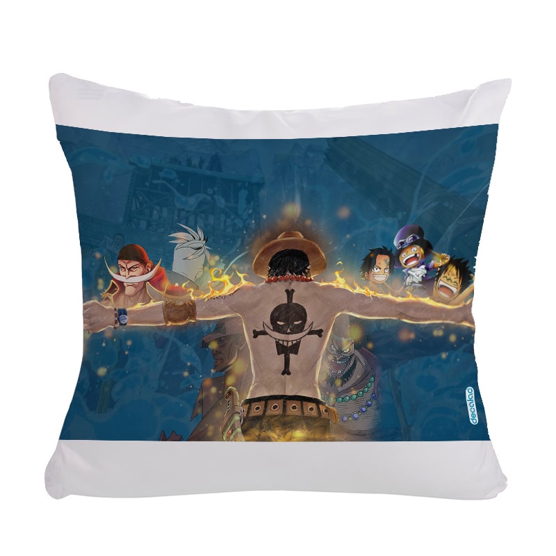 مخدة مع الحشوة بتصميم ذكريات إيس ون بيس مخدة مع الحشوة بتصميم ذكريات إيس ون بيس