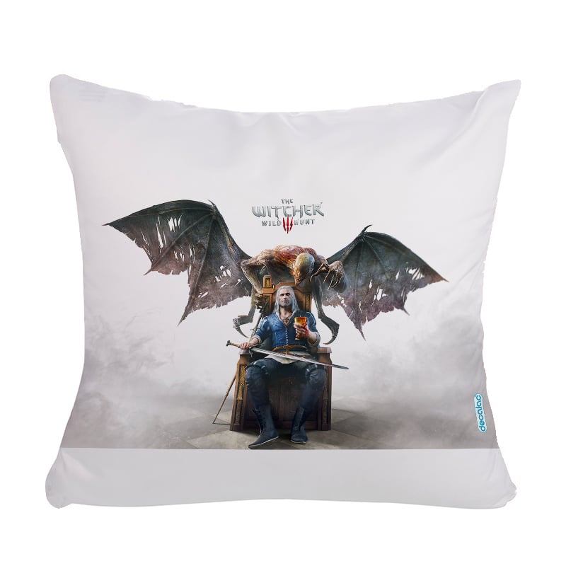 مخدة مع الحشوة بتصميم صياد وحوش ذا ويتشر مخدة مع الحشوة بتصميم صياد وحوش ذا ويتشر