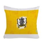 مخدة مع الحشوة بتصميم عبارات انجليزية