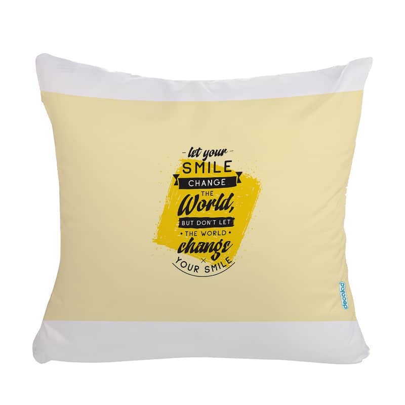 مخدة مع الحشوة بتصميم عبارات انجليزيه مخدة مع الحشوة بتصميم عبارات انجليزيه