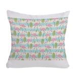 مخدة مع الحشوة بتصميم فلامنغو الاستوائية