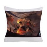 مخدة مع الحشوة بتصميم قتال اللحيه البيضاء ون بيس