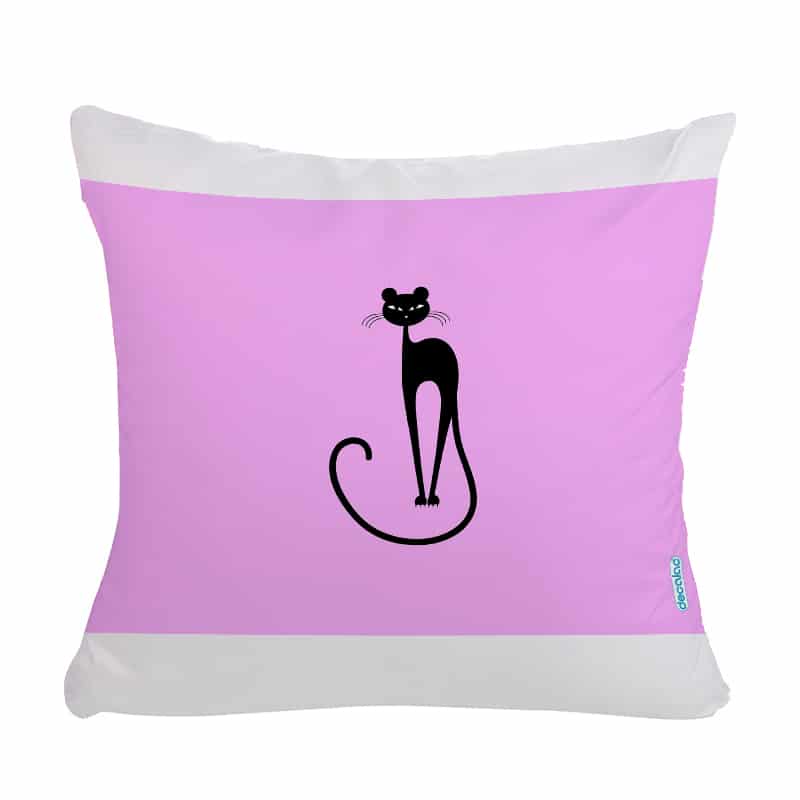 مخدة مع الحشوة بتصميم قطه انيقه مخدة مع الحشوة بتصميم قطه انيقه