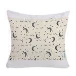 مخدة مع الحشوة بتصميم قمر ونجوم