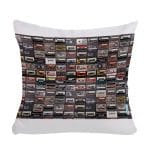 مخدة مع الحشوة بتصميم كاسيت موسيقي