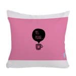 مخدة مع الحشوة بتصميم كوب بعباره