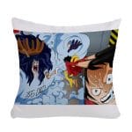 مخدة مع الحشوة بتصميم لوفي ضد سيزار ون بيس