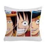 مخدة مع الحشوة بتصميم لوفي وشقيقاه ون بيس
